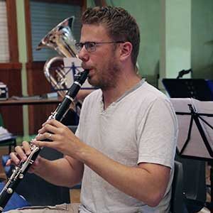 Image of Chris Wignall, member of Winslow Concert Band