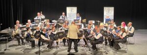 Winslow Concert Band performing at the MK Music Festival 2023