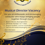 Poster advertising MD vacancy