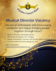 Poster advertising MD vacancy